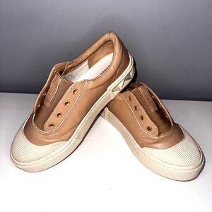SCHUTZ platform sneaker EU37 / US6 pink beige colour “mink” slip-ons